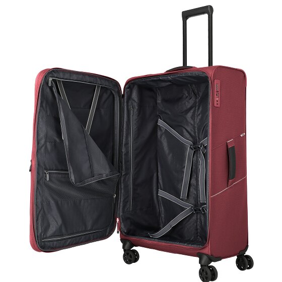 Travelite Skaii 4 wielen Trolley L 78 cm met uitbreidingsplooi