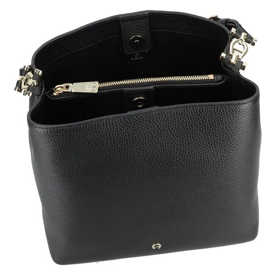 AIGNER Delia Schoudertas Leer 27 cm