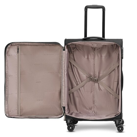 Stratic taska 4-wiel trolley M 65 cm met uitvouwbare plooi