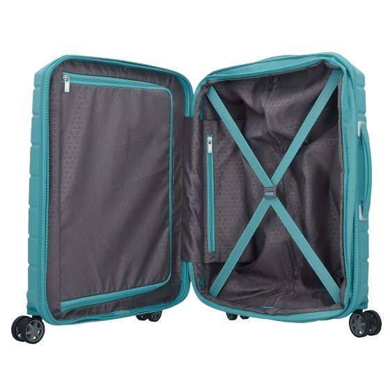 Samsonite Flux 4 wielen Cabinewagen 55 cm met uitbreidingsplooi