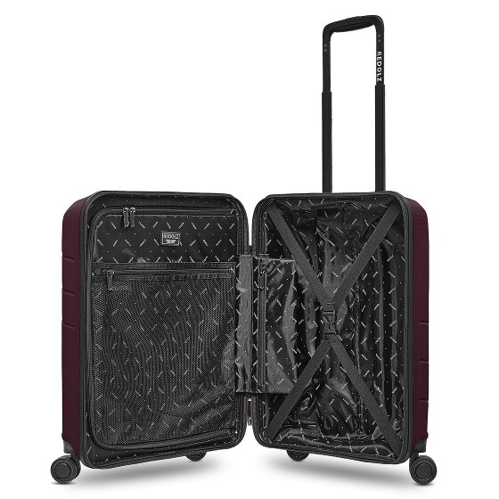 Redolz Essentials 17 Cabinewagen met 4 wielen, 55 cm, laptopvak met zachte voering