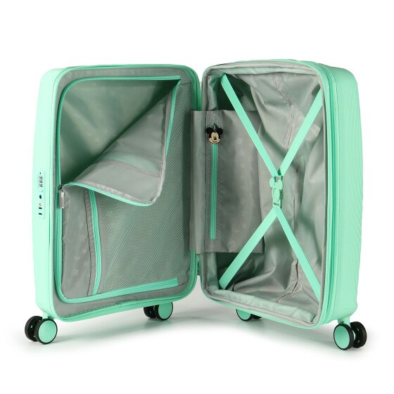 American Tourister Mickey Magic 4 wielen Cabinewagen 55 cm met uitbreidingsplooi