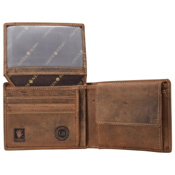 Greenburry Vintage Herten Portemonnee Leer 12 cm