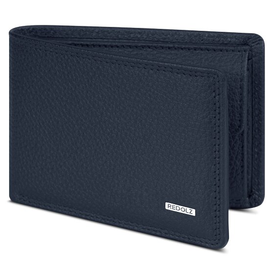 Redolz Leather Essentials QF kleine portemonnee RFID leer 10,5 cm