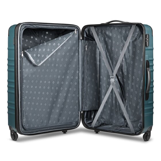Wenger Amplar Evo 4 wielen Trolley L 75 cm met uitbreidingsplooi