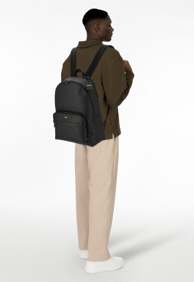 Boss Zair Dagrugzak Leer 43 cm Laptop compartiment