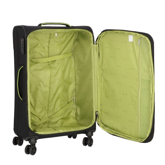 d&n Travel Line 6704 4 wielen Kofferset 3-delig