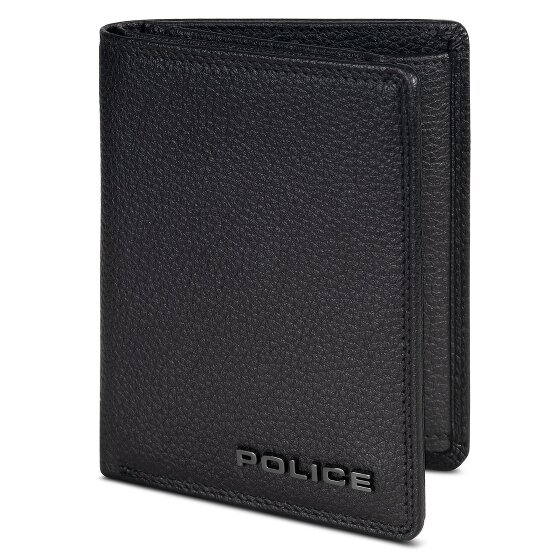 Police Portemonnee RFID leer 9.5 cm uitklapbaar