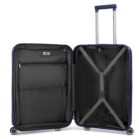 Franky London 4 wielen Trolley M 65 cm met uitbreidingsplooi