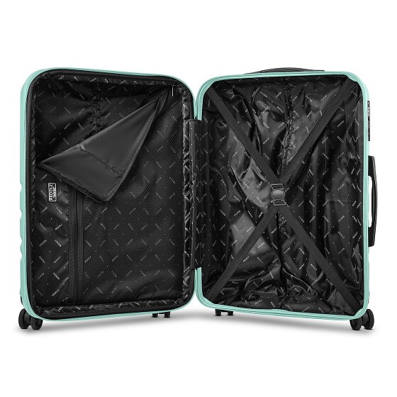Redolz Pro ABS 4 wielen Trolley 65 cm met uitbreidingsplooi