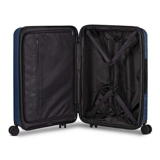 d&n Toronto 4 wielen Trolley M 65 cm met uitbreidingsplooi