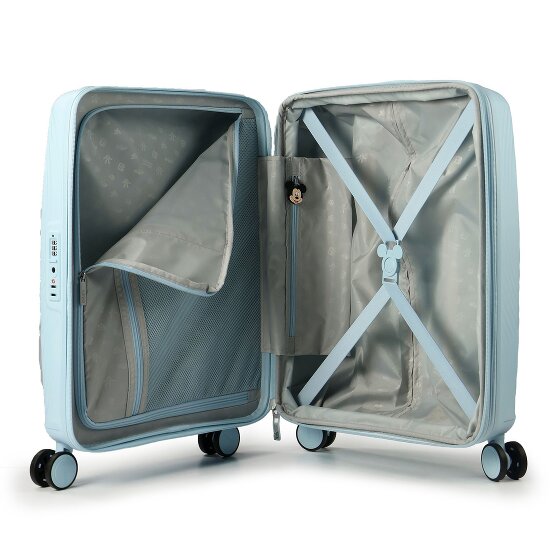 American Tourister Mickey Magic 4 wielen Cabinewagen 55 cm met uitbreidingsplooi