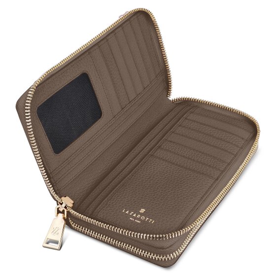 Lazarotti Bologna Leather Portemonnee RFID-bescherming Leer 20 cm