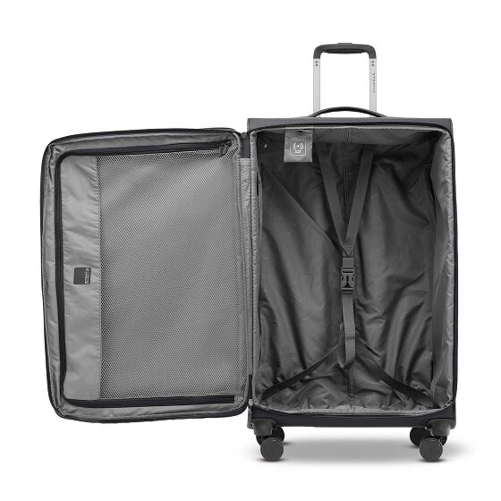 Stratic Lite 4 wielen Trolley L 78 cm met uitbreidingsplooi