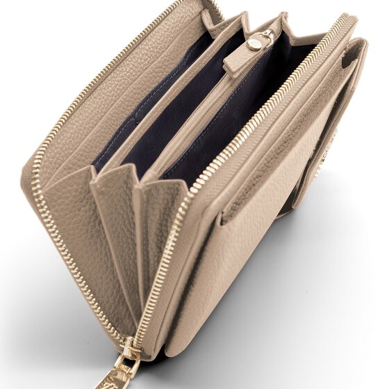 Lazarotti Bologna leren portemonnee met rits rondom en Smartphonehoesje, leer, 19 cm
