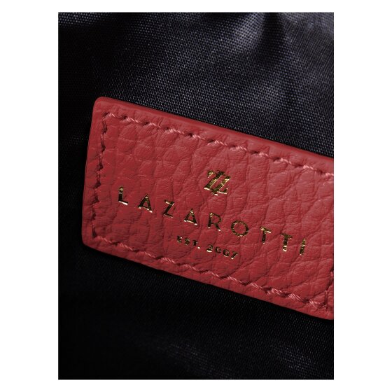 Lazarotti Bologna leeren pochette schoudertas 22 cm