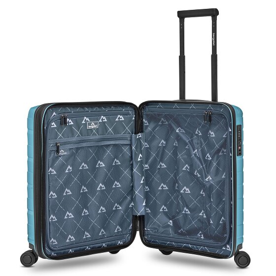 Bergpfeil Travel 4-wiel cabine trolley S 55 cm met uitbreidingsplooi