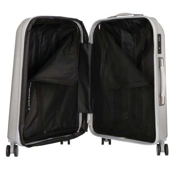 Polestream Moonrock 4 wielen Trolley M 69 cm met uitbreidingsplooi