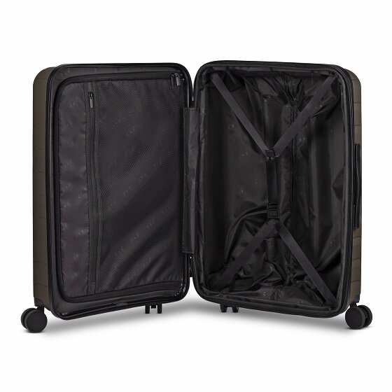 d&n Toronto 4 wielen Trolley M 65 cm met uitbreidingsplooi