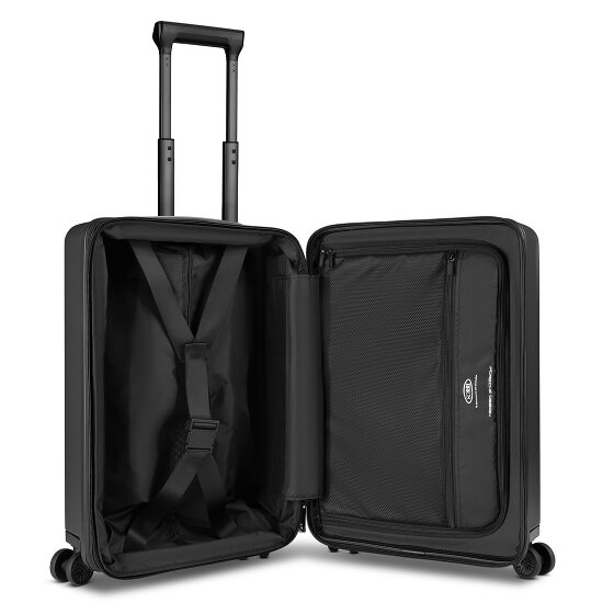 Porsche Design Voyager 3.0 4 wielen Cabinewagen S 55 cm Laptop compartiment met uitbreidingsplooi