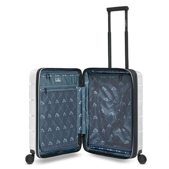 Bergpfeil Travel 4 wielen Cabinewagen 55 cm Laptopvak met uitbreidingsplooi
