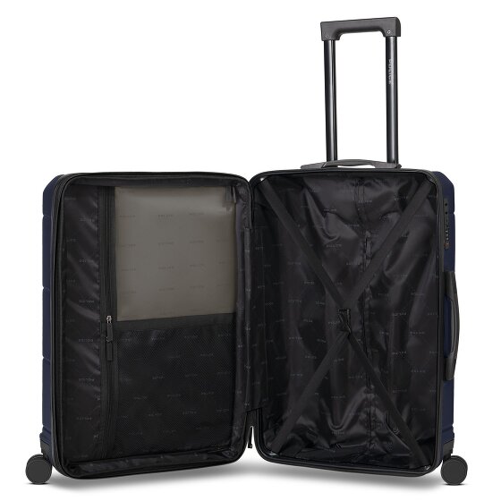 Police London 4 wielen Trolley 64 cm met uitbreidingsplooi