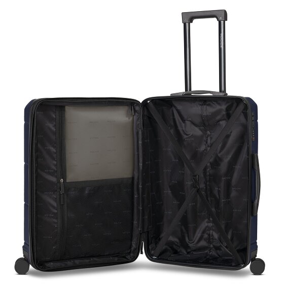 Police London 4 wielen Trolley 64 cm met uitbreidingsplooi