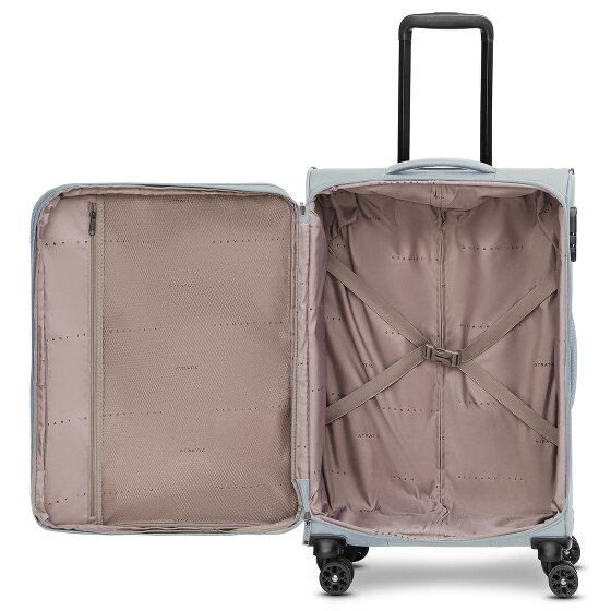 Stratic taska 4-wiel trolley M 65 cm met uitvouwbare plooi