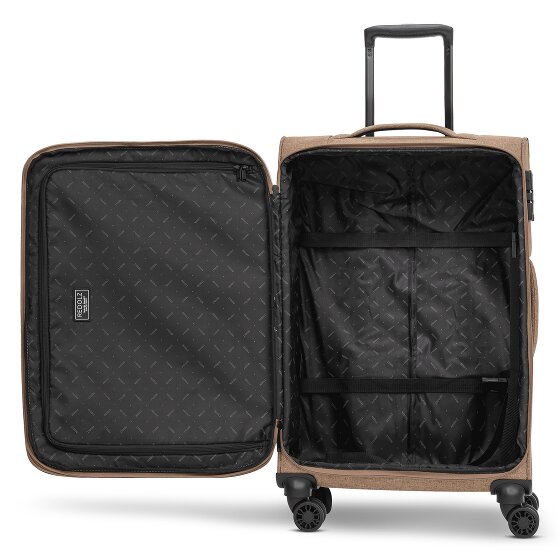 Redolz Essentials 12 MEDIUM 4-wiel trolley 67 cm met uitbreidingsplooi