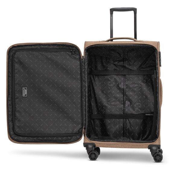 Redolz Essentials 12 MEDIUM 4-wiel trolley 67 cm met uitbreidingsplooi