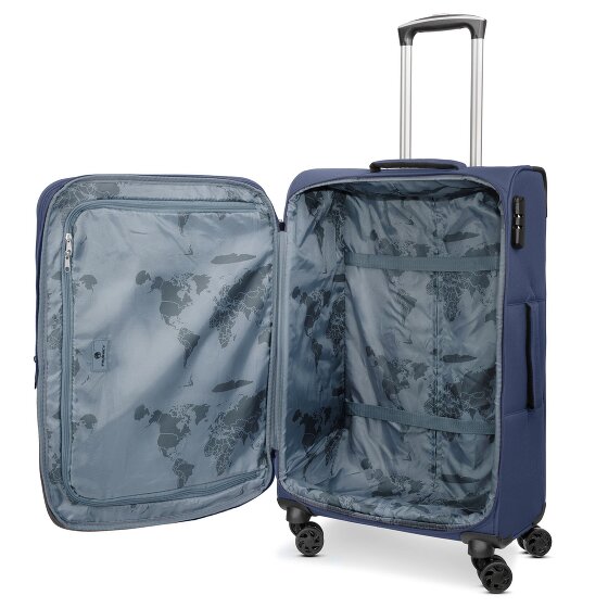 Franky Melbourne 3.0 4-wiel trolley 69 cm met uitbreidingsplooi