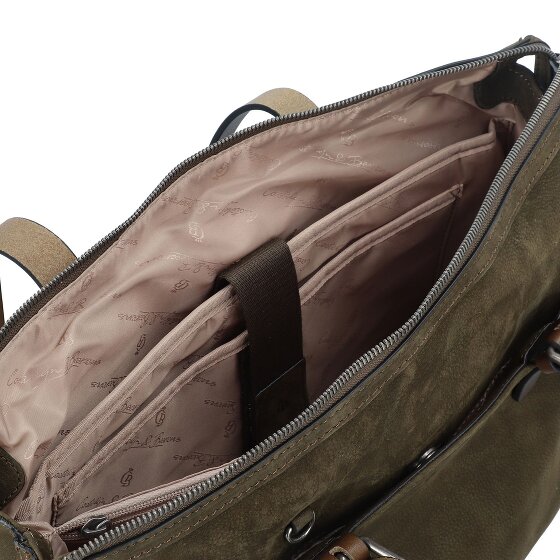 Castelijn & Beerens Nubuck Schoudertas Leer 40 cm Laptop compartiment