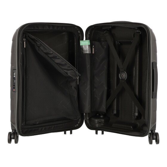 Samsonite Attrix 4 wielen Cabinewagen 55 cm met uitbreidingsplooi