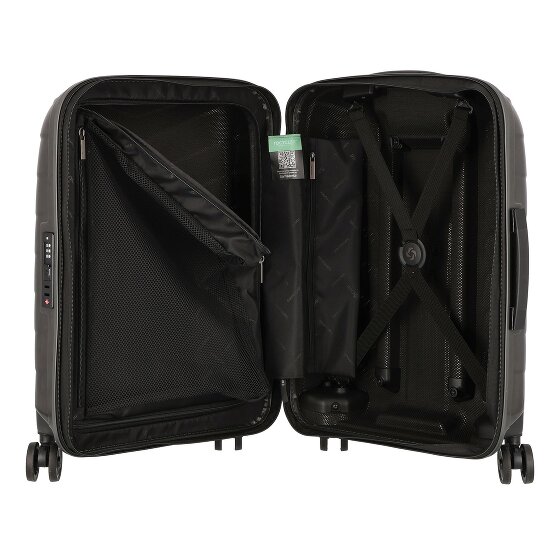 Samsonite Attrix 4 wielen Cabinewagen 55 cm met uitbreidingsplooi