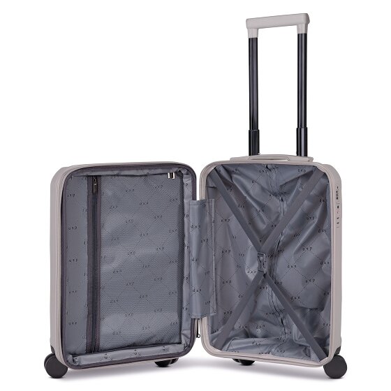 d&n South Dakota 4 wielen Cabinewagen S 55 cm met uitbreidingsplooi d&n South Dakota 4 wielen Cabinewagen S 55 cm met uitbreidingsplooi