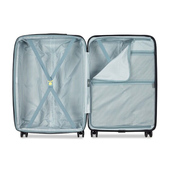 Delsey Paris Meteor-kofferset met 4 wielen, maten S en L, met uitbreidingsplooi