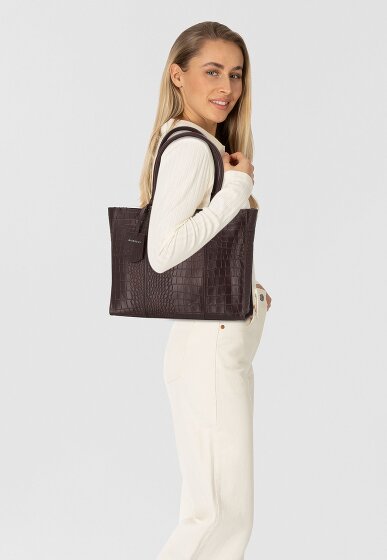 Burkely Cool Colbie Shopper Tas Leer 35 cm Laptop compartiment