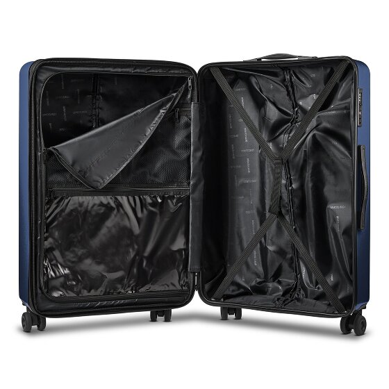 Roberto Cavalli Florence 4 wielen Trolley 74 cm met uitbreidingsplooi
