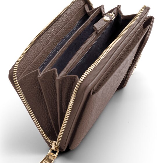 Lazarotti Bologna leren portemonnee met rits rondom en Smartphonehoesje, leer, 19 cm
