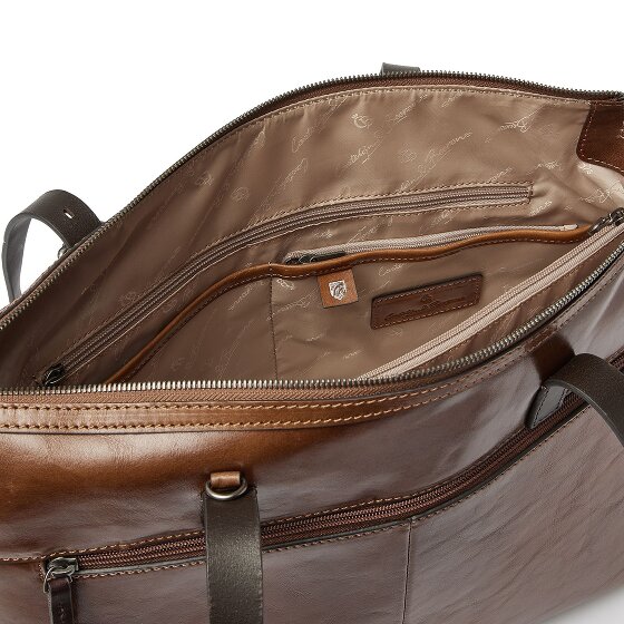 Castelijn & Beerens Rien Schoudertas RFID-bescherming Leer 40 cm Laptop compartiment