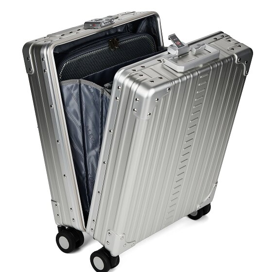 Aleon Business-cabinewagen met 4 wielen, Aluminium, 50 cm, laptopvak
