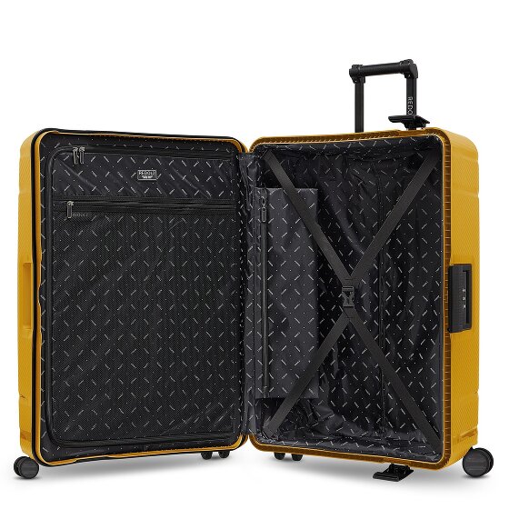 Redolz Essentials 15 Kofferset van 4 koffers met 4 wielen, maten S en L, met driepuntssluiting