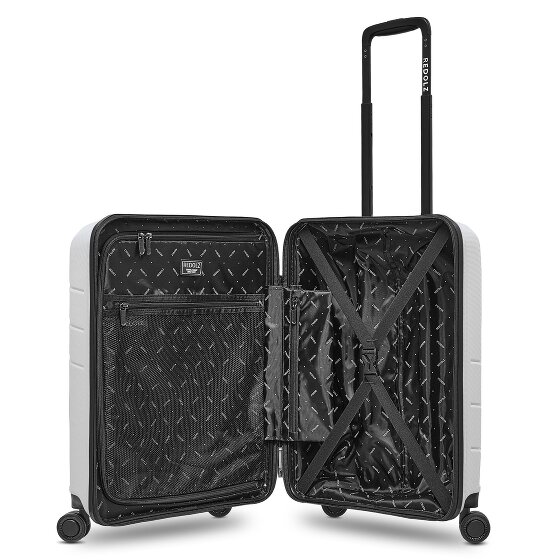 Redolz Essentials 17 4-wiel cabine trolley 55 cm soft-pocket laptop compartiment