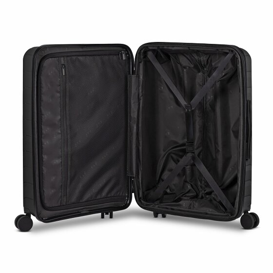 d&n Toronto 4 wielen Trolley M 65 cm met uitbreidingsplooi