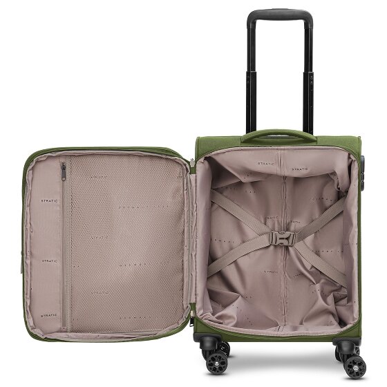 Stratic taska 4-Wiel Cabin Trolley S 55 cm met uittrekbare plooi