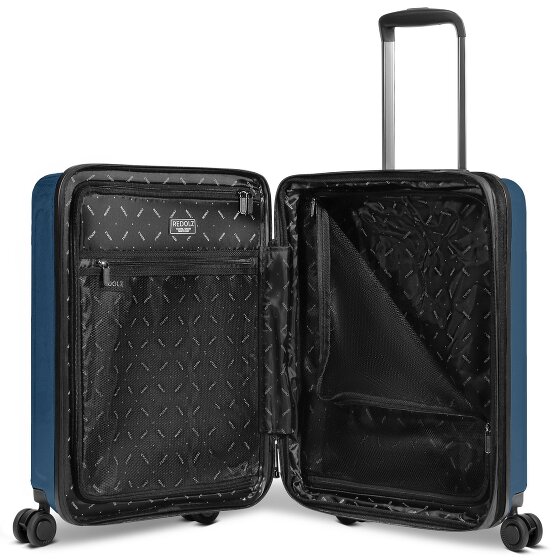 Redolz Essentials 14 kofferset 2 stuks cabine trolley met stretch vouw & beautycase