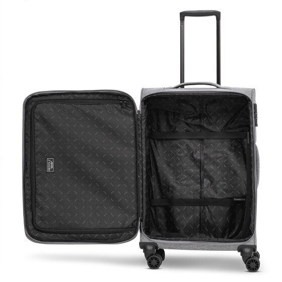 Redolz Essentials 12 MEDIUM 4-wiel trolley 67 cm met uitbreidingsplooi