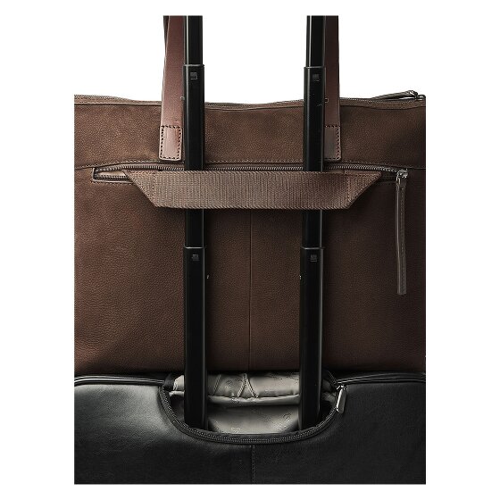 Castelijn & Beerens Nubuck Schoudertas Leder 40 cm Laptopvak