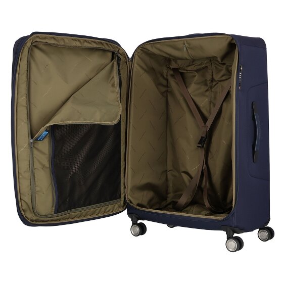 Piquadro Brief 4 wielen Trolley 78 cm met uitbreidingsplooi