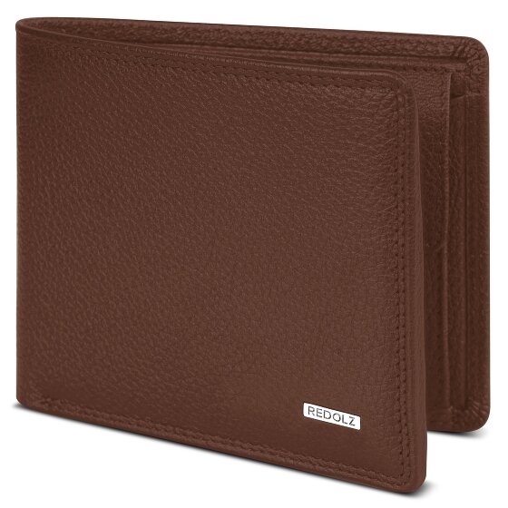 Redolz Leather Essentials QF portemonnee RFID leer 11,5 cm